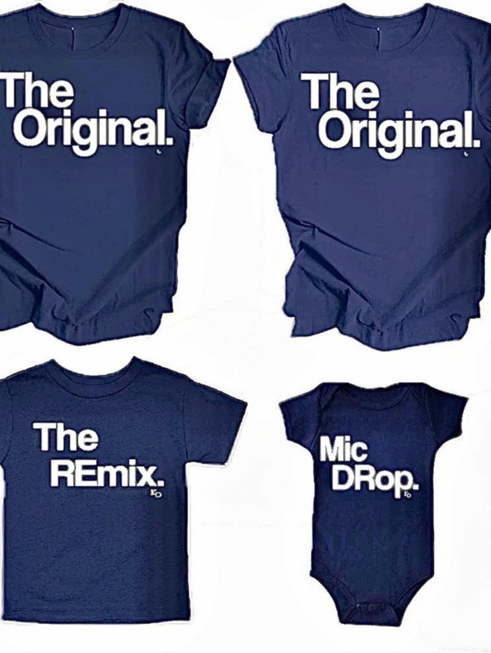 KaAn's Designs The Original (x2) / The Remix / Mic Drop Matching Family Shirts